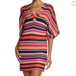 Trina Turk Lunar V-neck Dress small